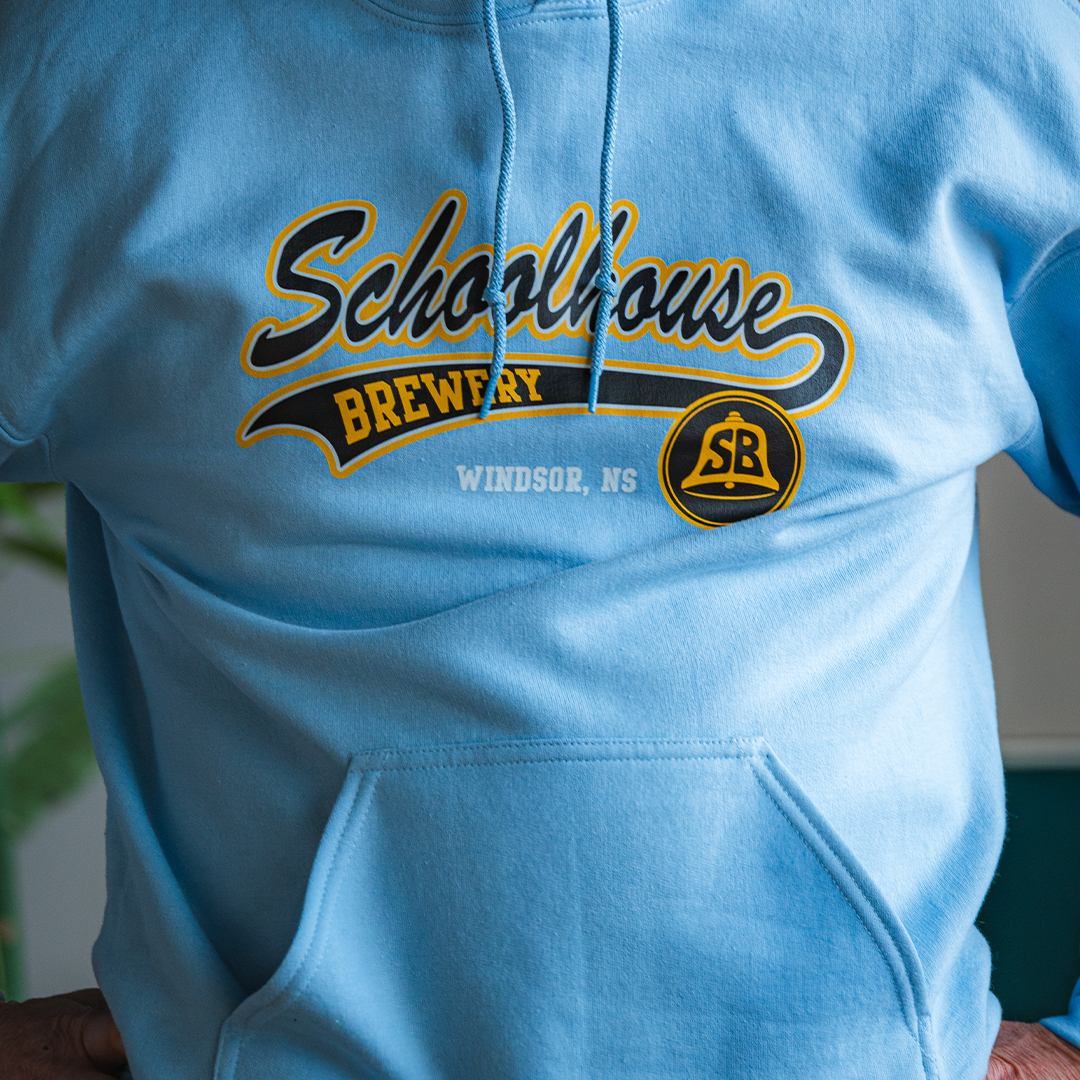 Schoolhouse Retro Logo Hoodie (Blue)