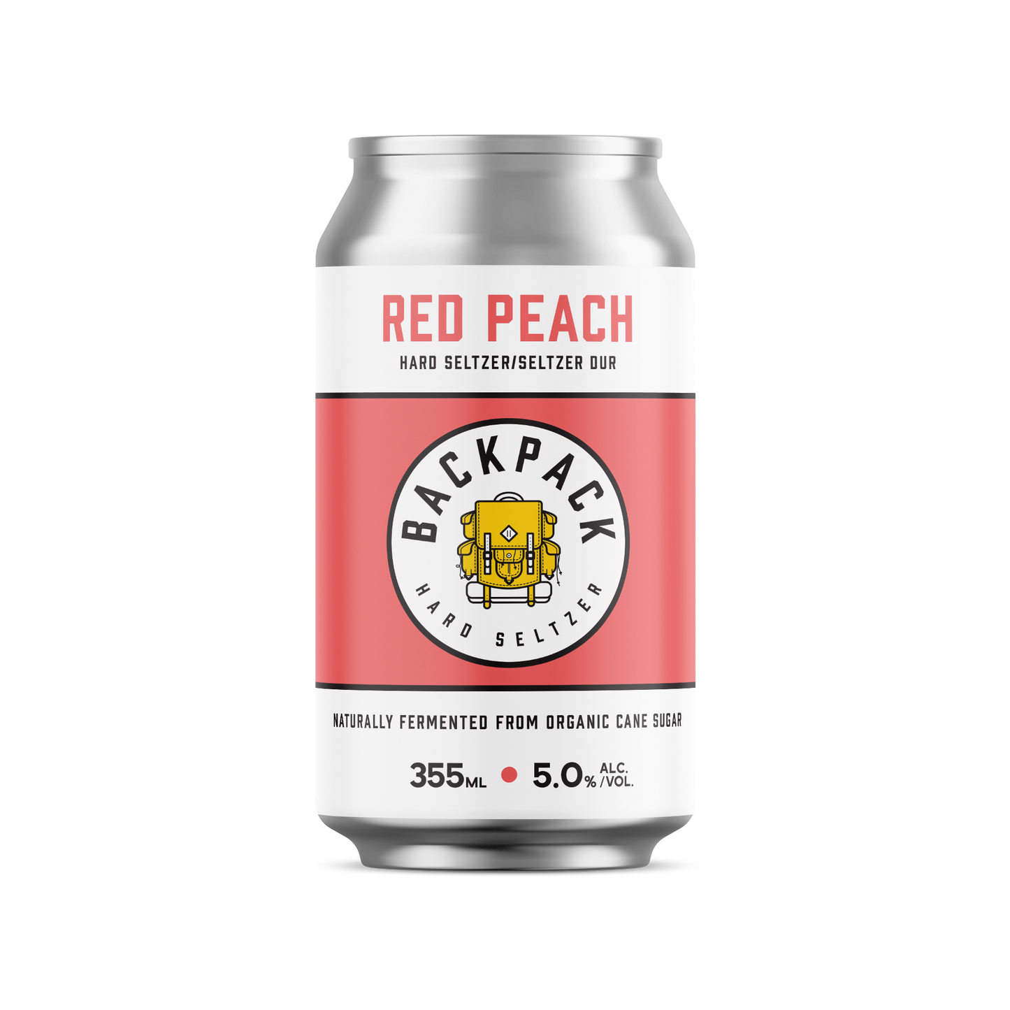 Backpack Red Peach Seltzer | 355ml Can - Single