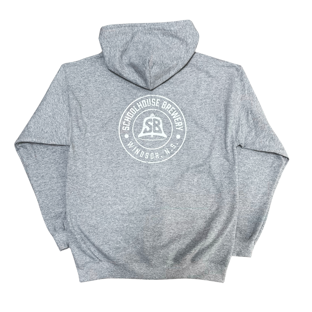 Schoolhouse Full Zip Hoodie (Grey)