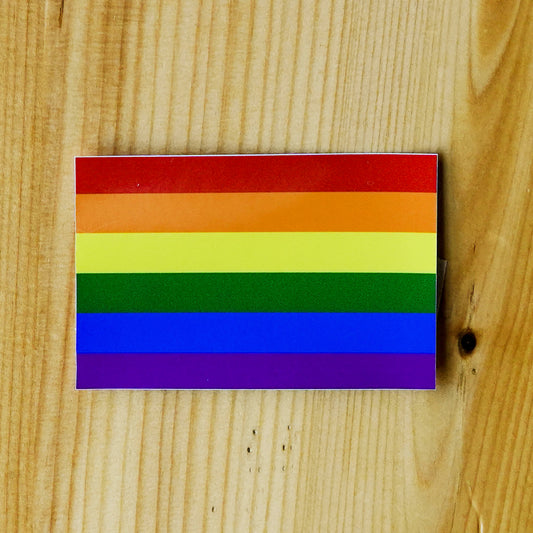 Pride Flag Decals 4" x 2.75"