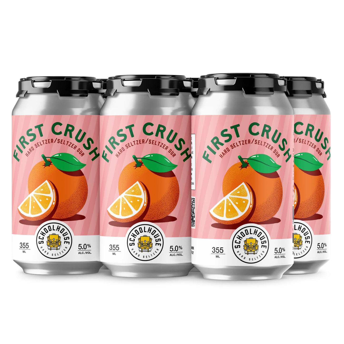 Schoolhouse First Crush Hard Seltzer | 355ml Can 6 pack