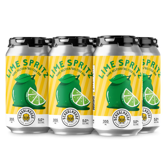 Schoolhouse Lime Spritz Seltzer | 355ml Can 6 pack