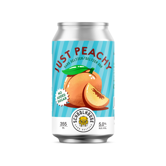 Schoolhouse Just Peachy Hard Seltzer | 355ml Can 6 pack