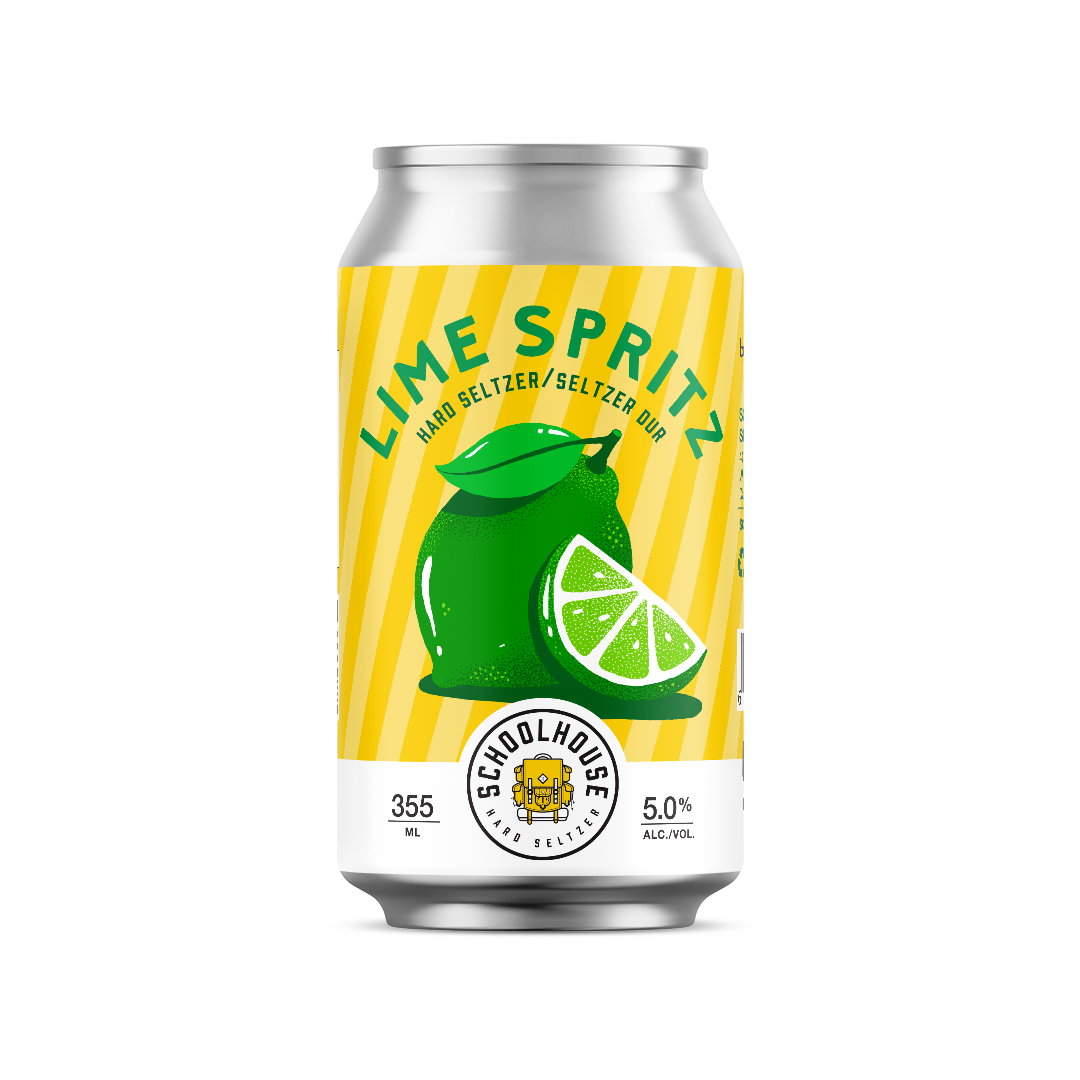 Schoolhouse Lime Spritz Seltzer | 355ml Can 6 pack