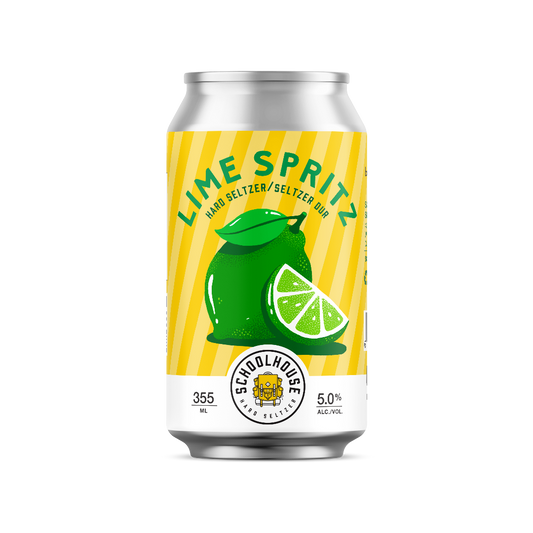 Schoolhouse Lime Spritz Seltzer | 355ml Can 6 pack