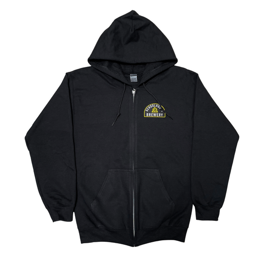 Schoolhouse Full Zip Hoodie (Black)
