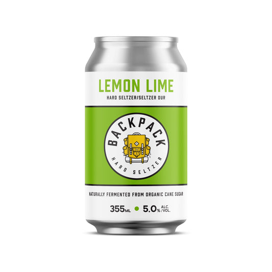 Backpack Lemon Lime Seltzer | 355ml Can - Single